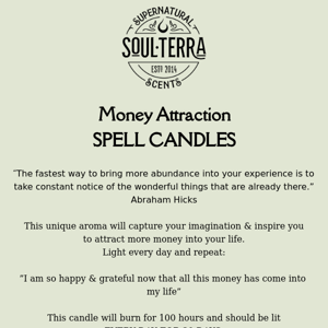 Last Drop: The Money Attraction Candle