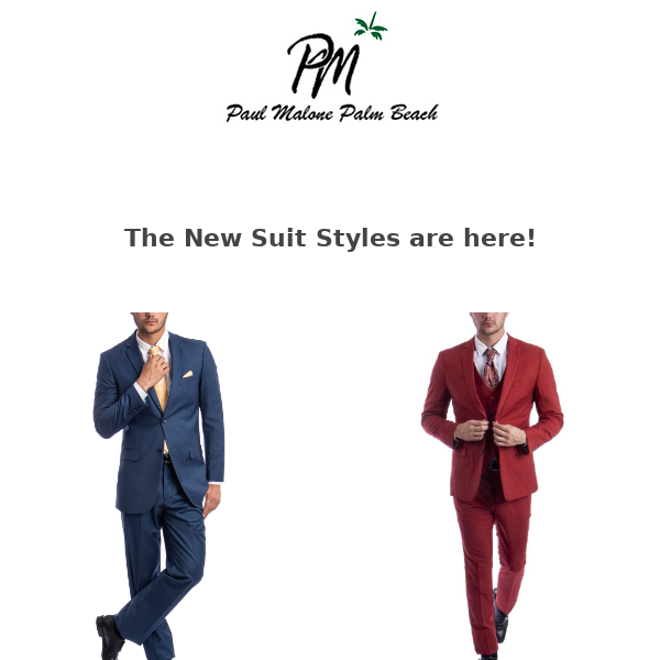 Discover the Latest Suit Styles & Accessories by Paul Malone Palm Beach 🎩👔