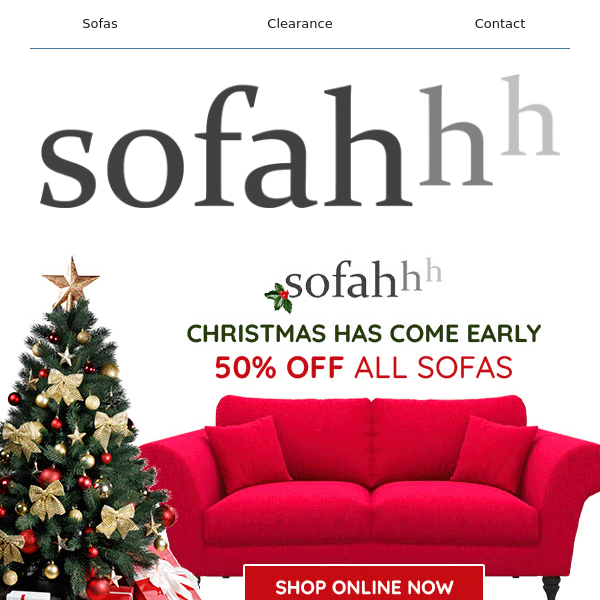 The Sofah Christmas Sale Is Here!🎄