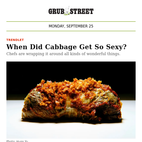 Stuffed Cabbage Is Taking Over NYC