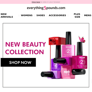 Wow, our beauty collection has landed 💅