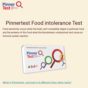 Top 5 questions and answers about food sensitivity and Pinnertest