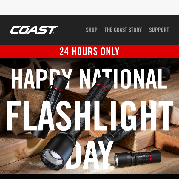 Final day to save on our brightest flashlight