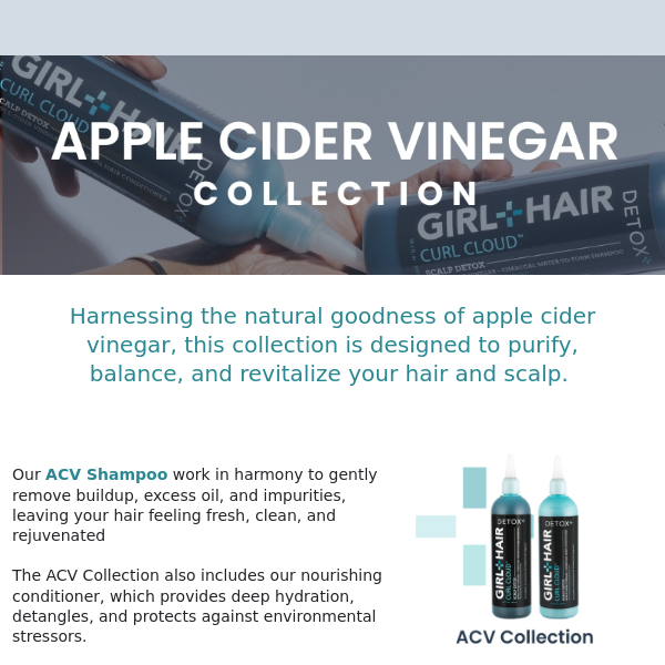Have you heard of ACV for your hair?