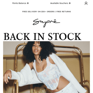 BACK In Stock: The Shrug