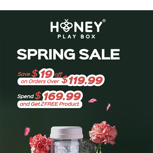 Spring Sale Alert: Incredible triple activity!