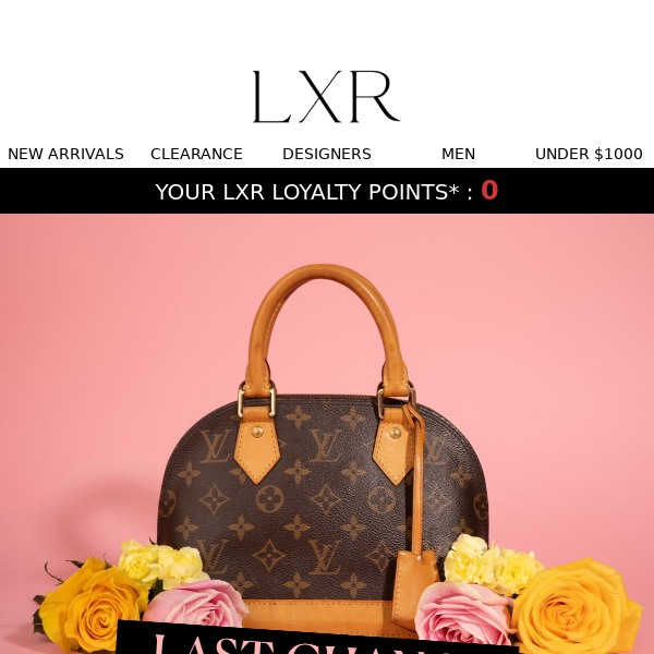 40% off select Louis Vuitton - LXR And Co