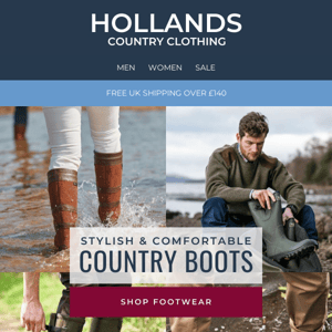 New Country Boots for Autumn Adventures