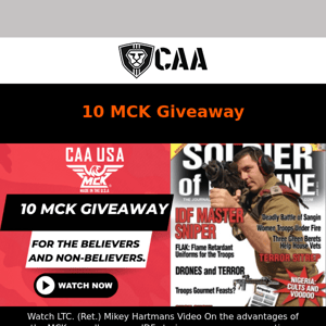 10 MCK Giveaway / To the Believers and Non Believers