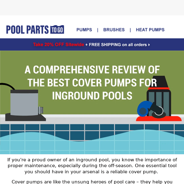 Best Cover Pumps for Inground Pools