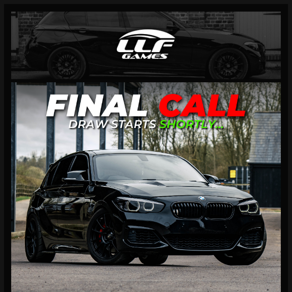 LIMITED TICKETS LEFT! ⏰ Win the LLF 880BHP M140i at 10pm for Just 59p