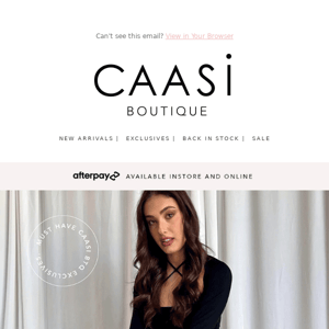 NEW | Exclusive to Caasi BTQ