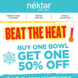 Beat the Heat with 50% Off!