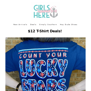 Let's get you some $12 T-shirts