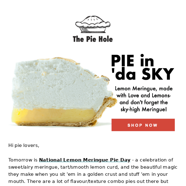 National Lemon Meringue Pie Day! 🍋🥧🪄