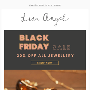 20% off ALL jewellery!✨