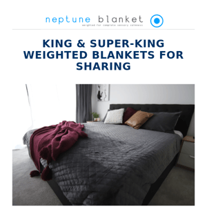 Weighted blankets for sharing 🧑‍🤝‍🧑 'NEP2023' 27% discount code