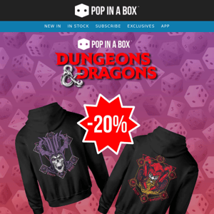 20% Off Dungeons & Dragons Clothing! 🐲