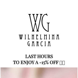LAST HOURS TO ENJOY A -15% OFF 🩰🎀