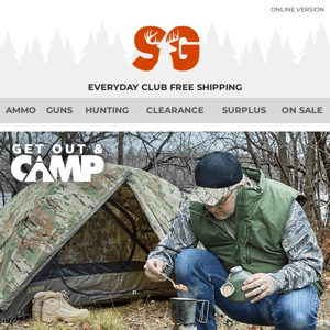 Up to 35% Off Military Camping Gear