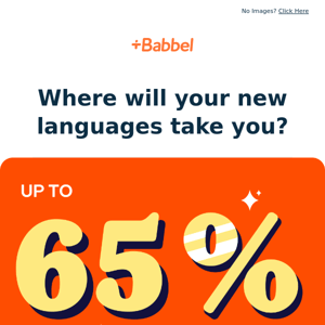 65% off Babbel Lifetime