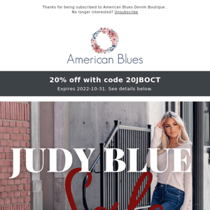 Judy Blue - 20% OFF - Every Style!