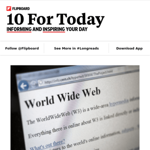 Happy 30th, World Wide Web