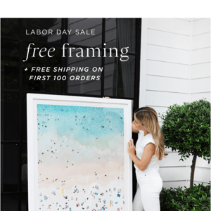 It’s Here: Free Framing