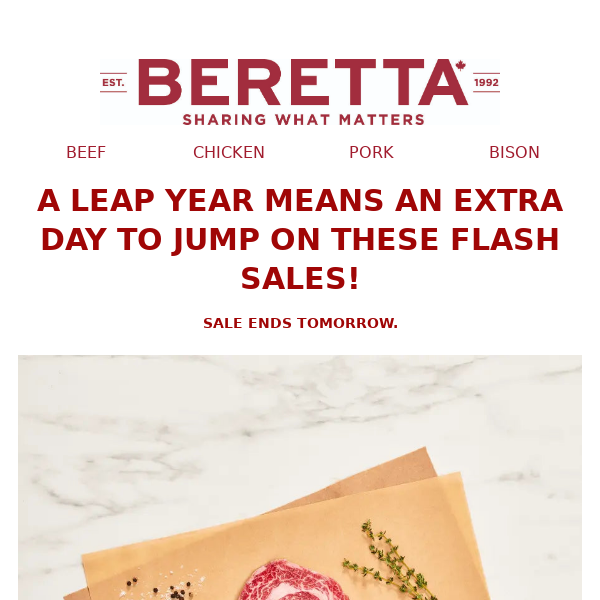 🥩🥩LEAP YEAR MEANS AN EXTRA DAY FOR SALES!🥩🥩