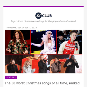 The 30 worst Christmas songs of all time, ranked