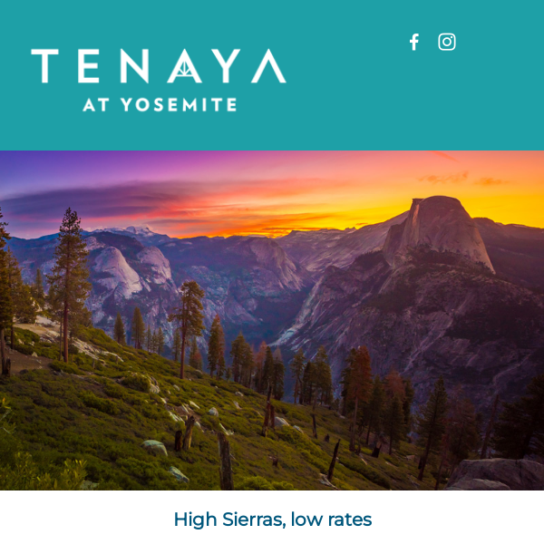 Spring savings for your next Yosemite adventure