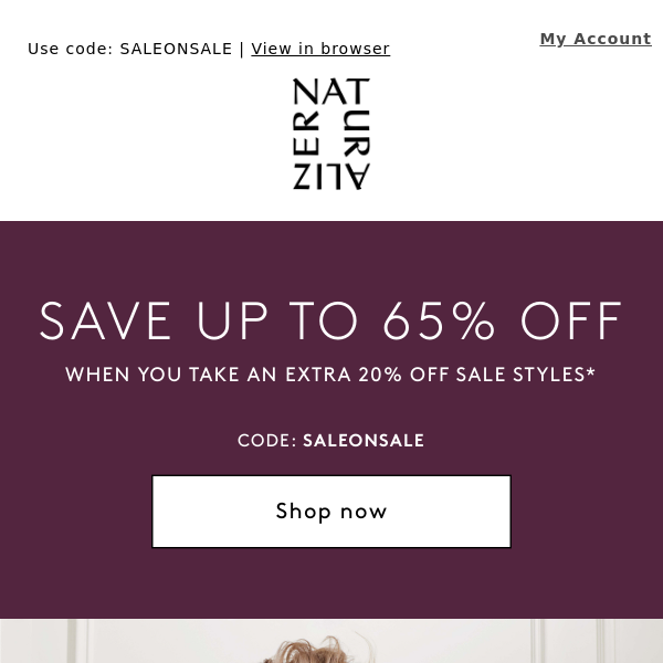 The sale you’ve been waiting for: Up to 65% off
