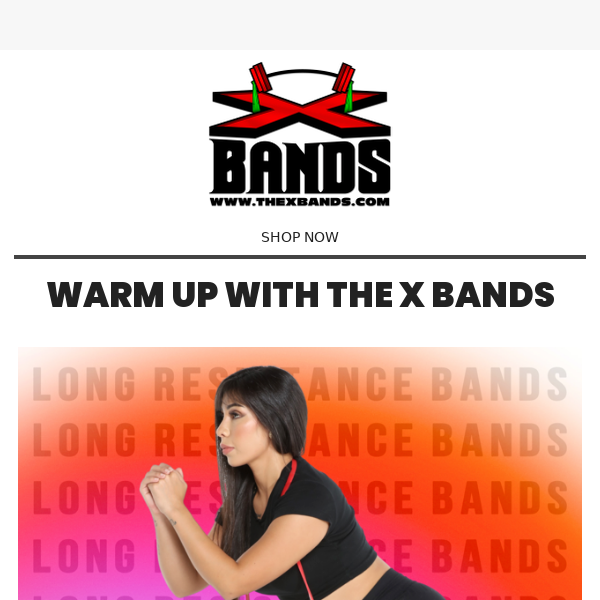 🔥Level up your warm up routine with The X Bands🔥