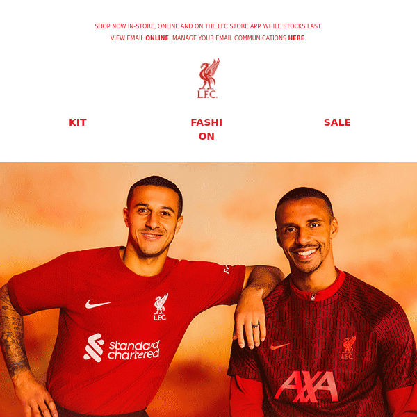 Spring MEGA Sale! 🚨 Save up to 60% on selected Nike & LFC*