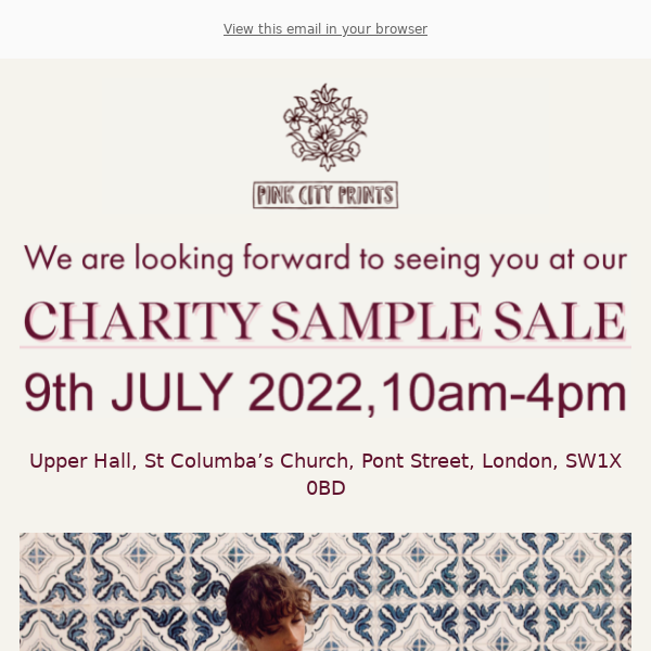 Charity Sample Sale