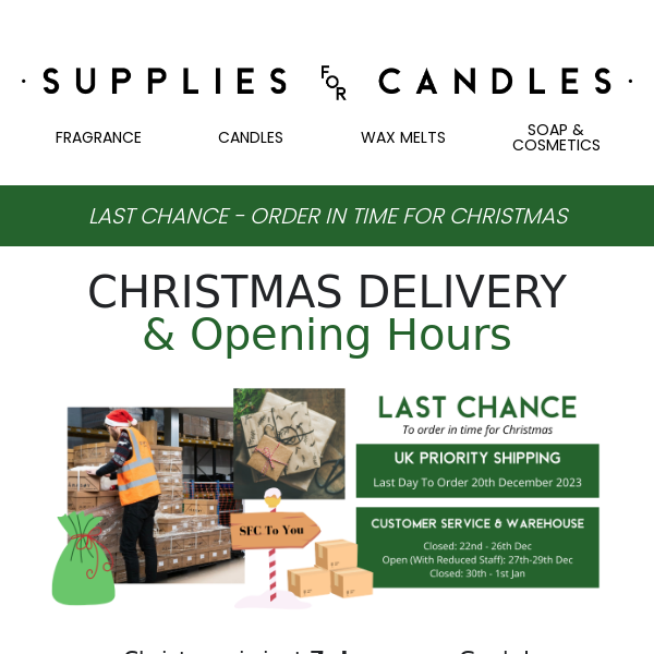 Last Chance Christmas Shipping! 🎄✨