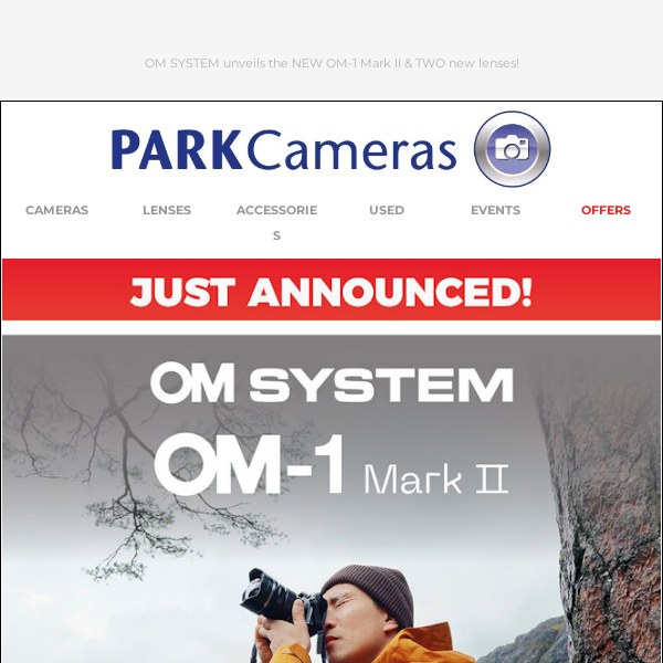Just Announced! 👀 OM System OM-1 Mark II & TWO new lenses!