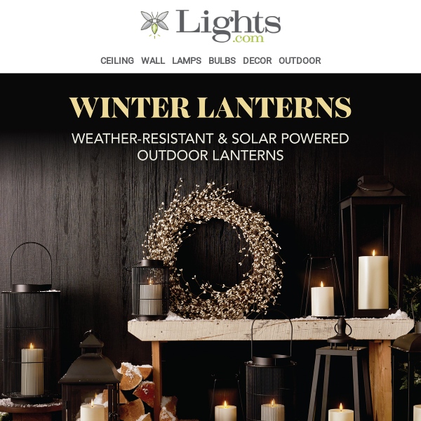 Outdoor Lanterns for Winter! ❄️ | Lights.com