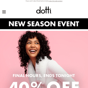 Knits to love 40% off