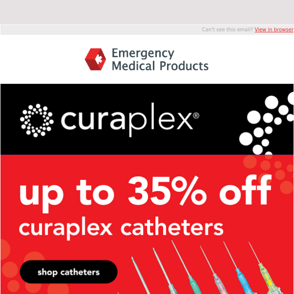 Save up to 35% on Curaplex Catheters!