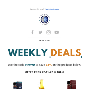 WEEKLY DEALS!