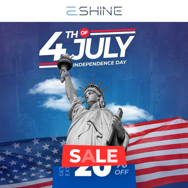 Independence Day Sale 🗽 Get an Extra 20% OFF!