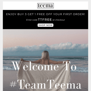 Welcome to #TeamTeema! 👋