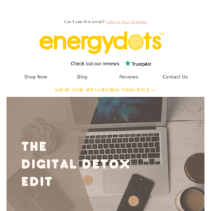 Time for a digital detox Energy Dots?  ⚠️