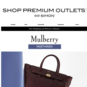 Mulberry — SALE ON SALE!