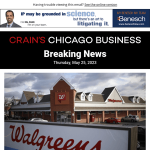 Walgreens cutting 10% of its corporate workers: report