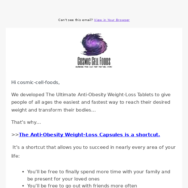 Tired of Struggling with Your Weight?