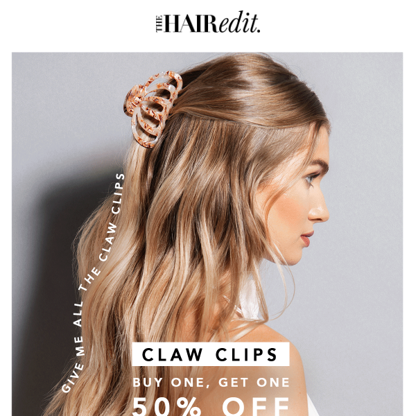 BOGO Alert❗ Pick two claw clips & save.