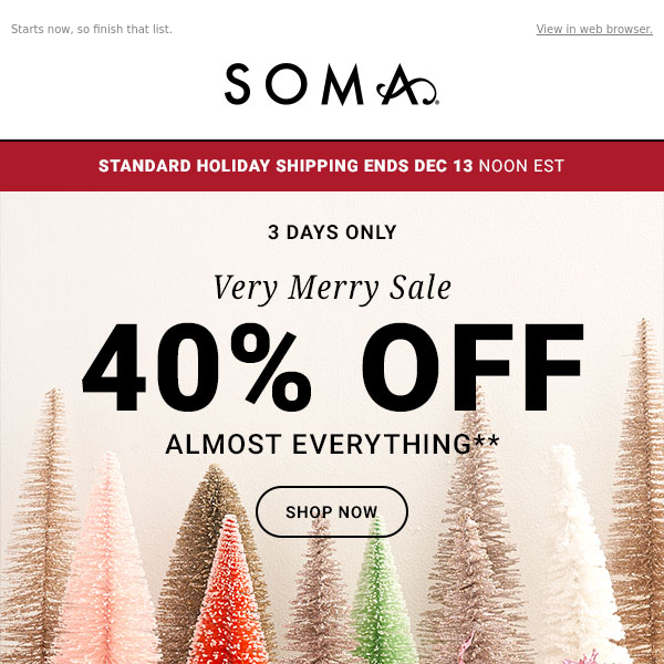 50% Off Soma PROMO CODE: (13 ACTIVE) March 2024