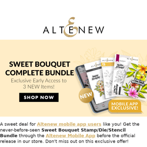 Altenew Sweet Bouquet Complete Bundle